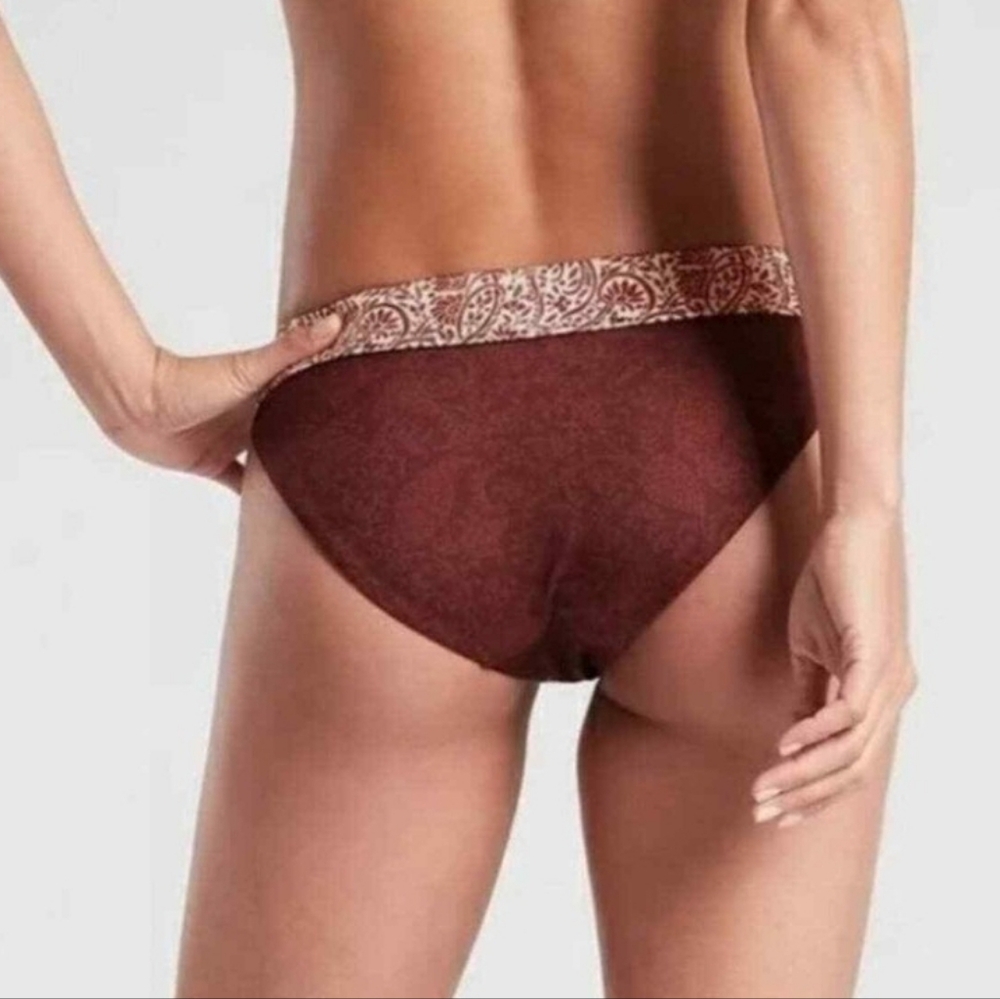 NWT Aqualuxe Batik Mid Rise Bottoms - Picture 2 of 6